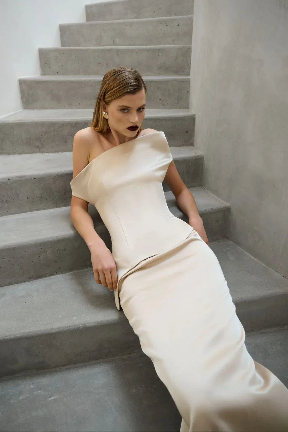 Cyra Dress | Champagne