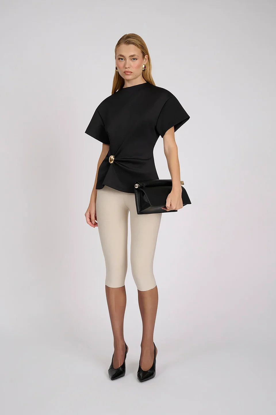 Aire Capri Pants | Stone