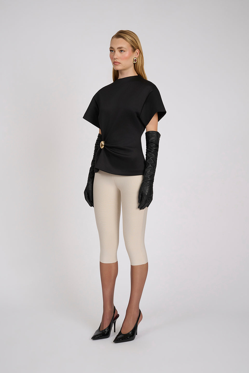 Aire Capri Pants | Stone