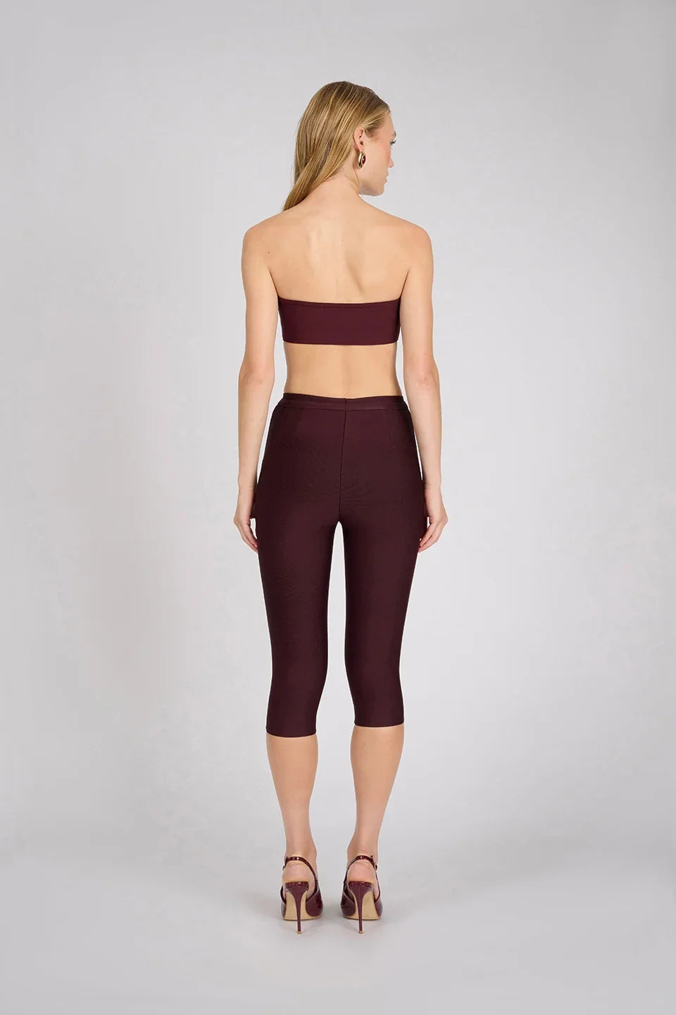 Aire Capri Pants | Deep Wine