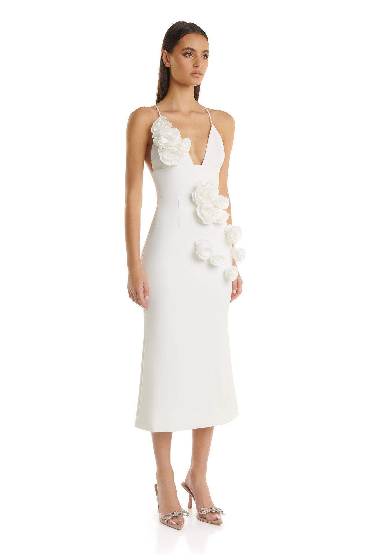 April Dress | White - ELIYA THE LABEL
