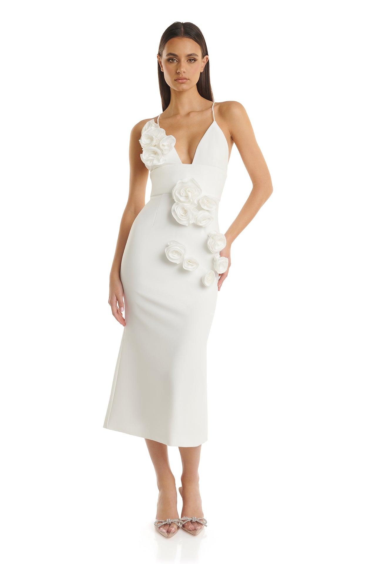 April Dress | White - ELIYA THE LABEL
