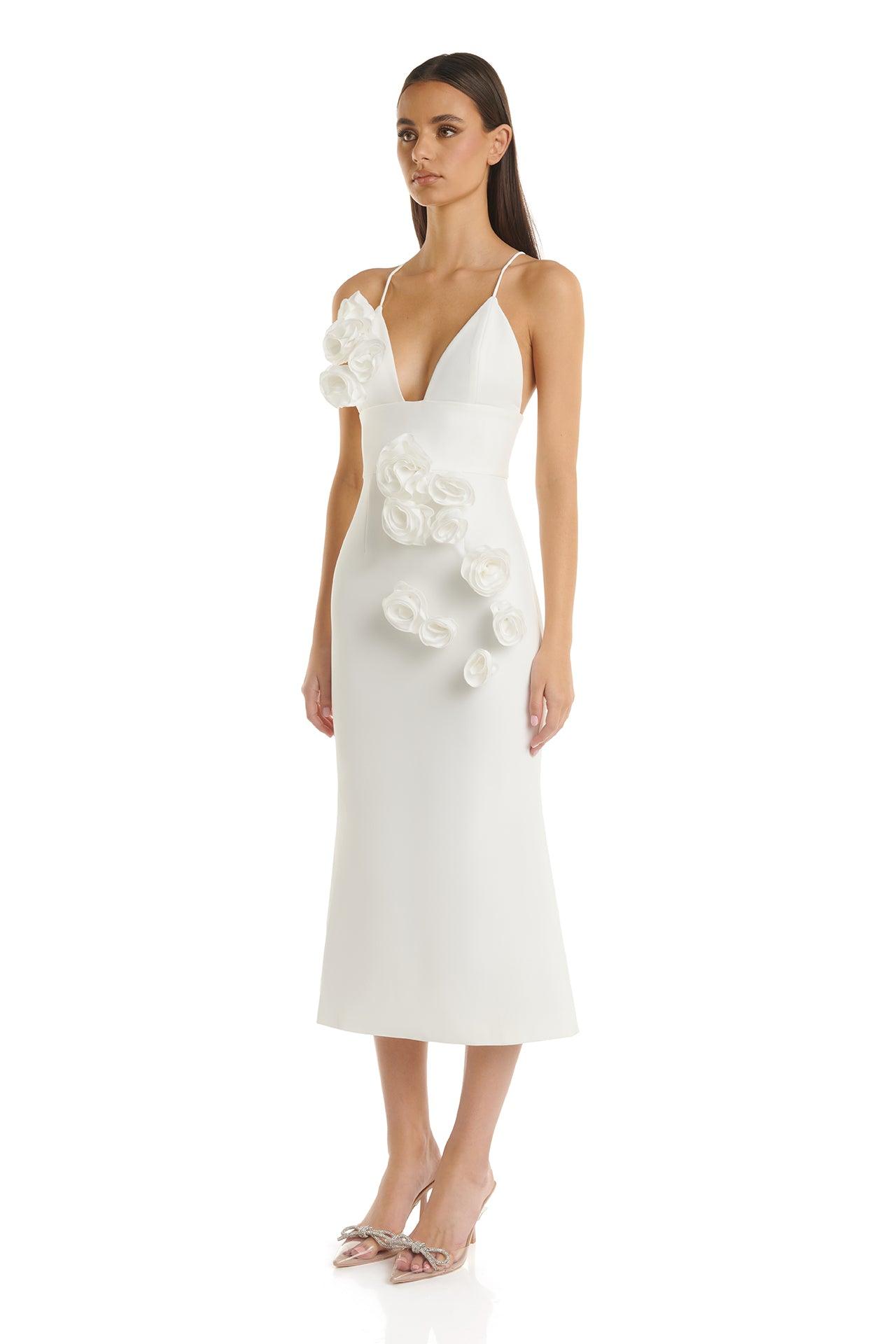 April Dress | White - ELIYA THE LABEL