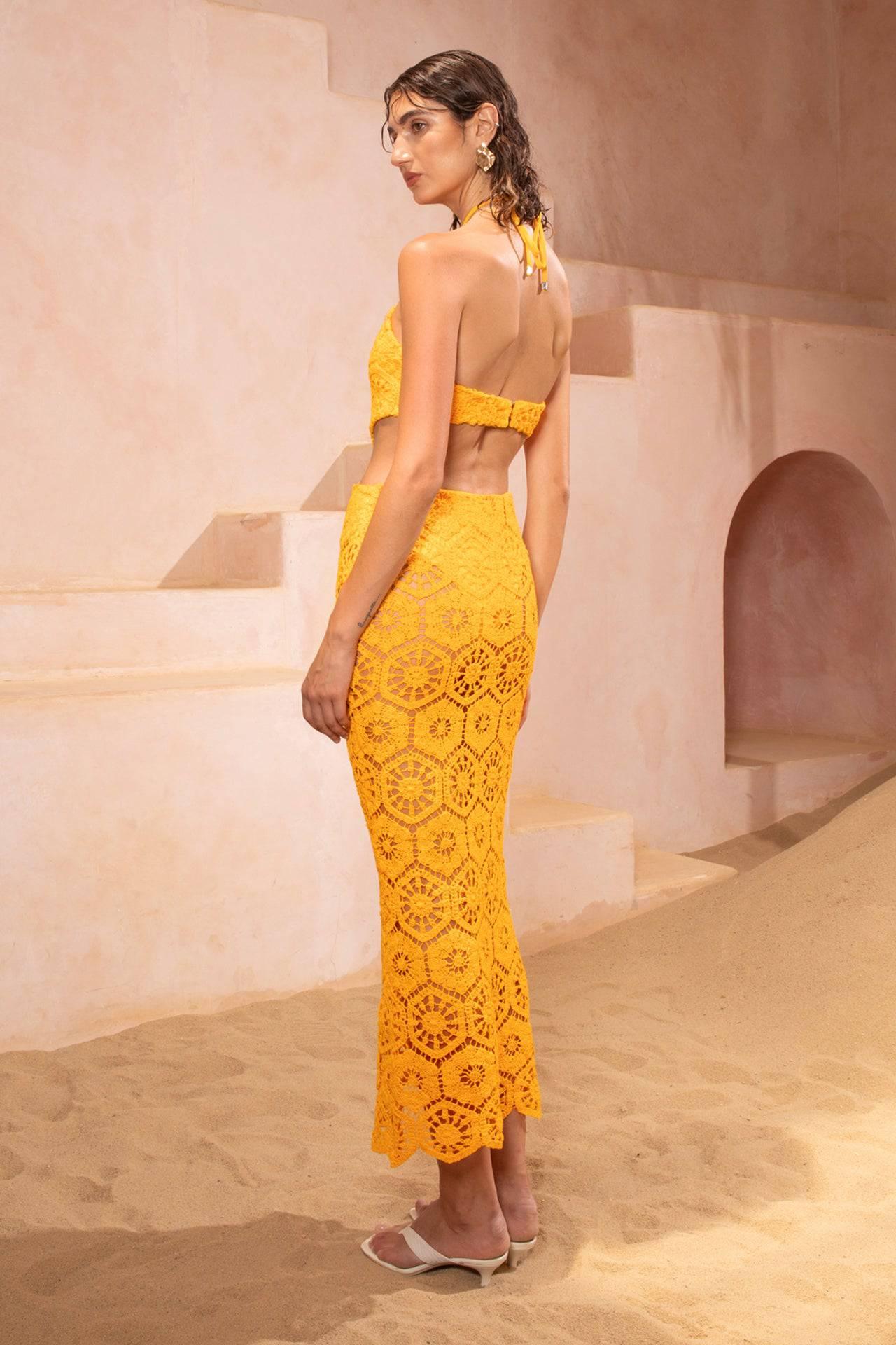 Barbados Dress | Saffron - ELIYA THE LABEL