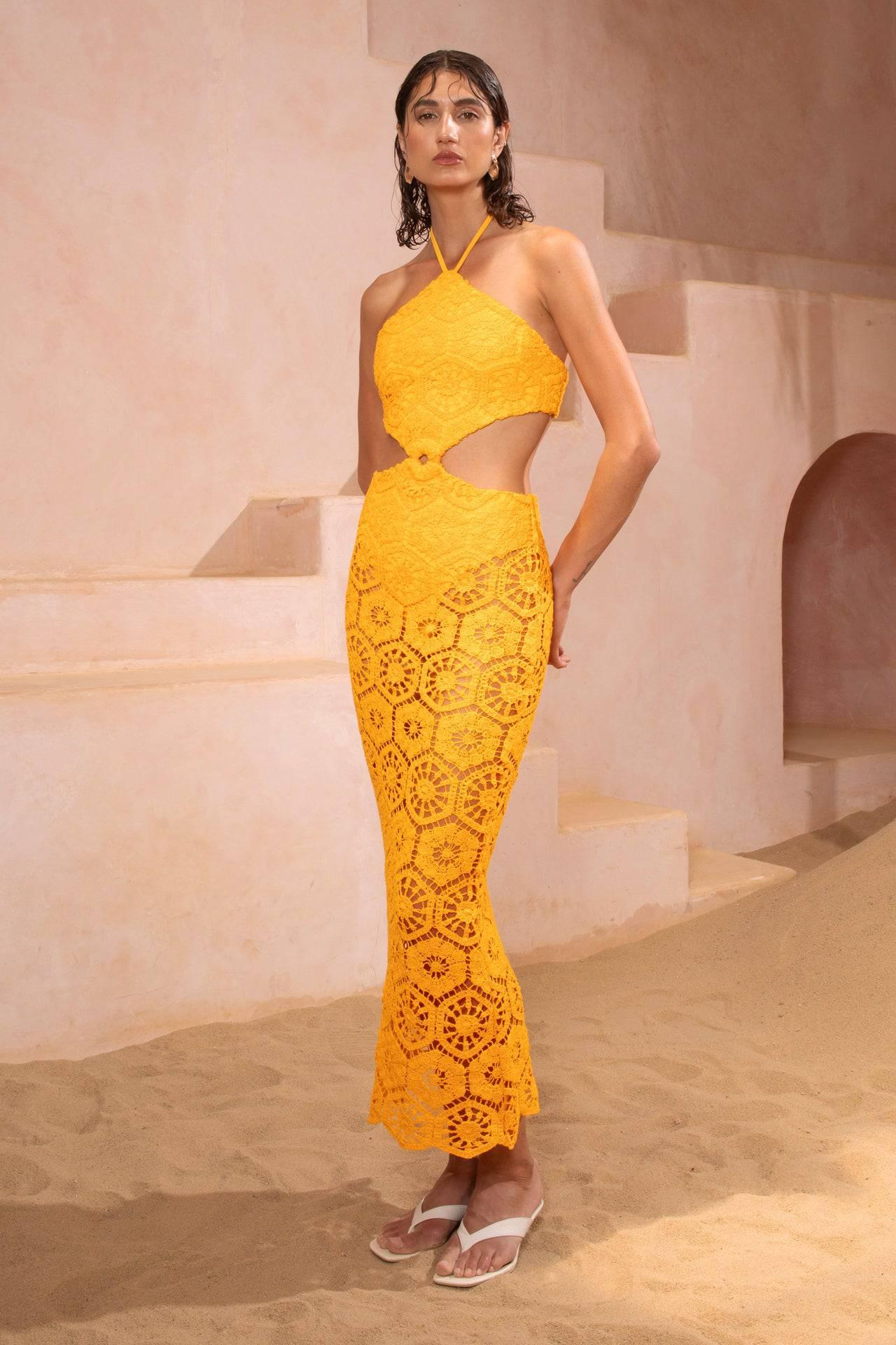 Barbados Dress | Saffron - ELIYA THE LABEL