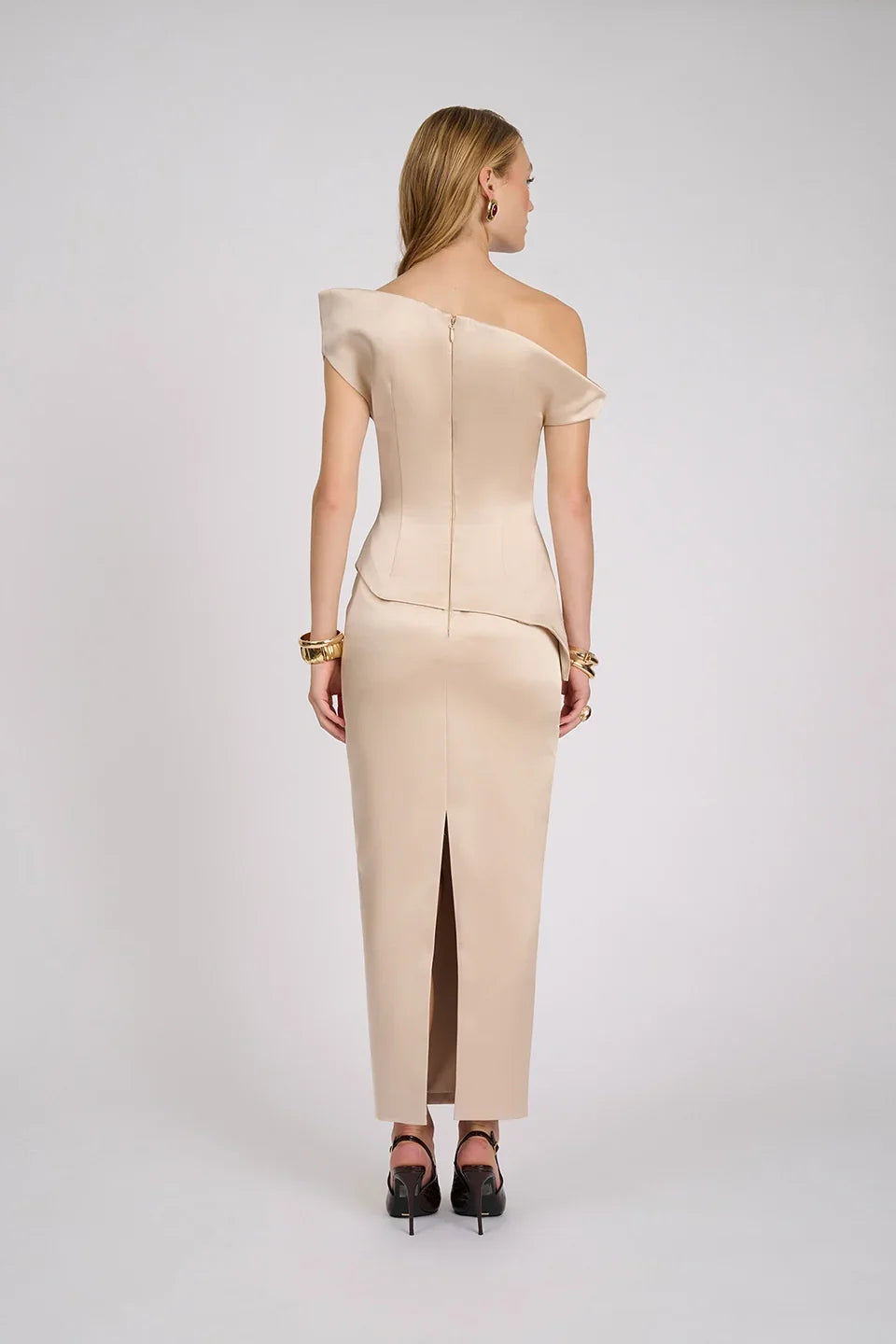 Cyra Dress | Champagne