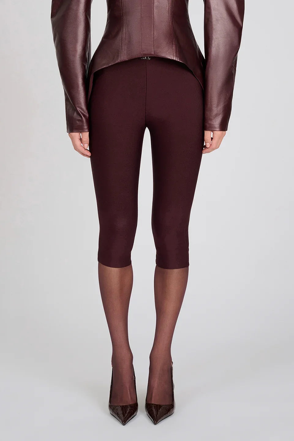Aire Capri Pants | Deep Wine