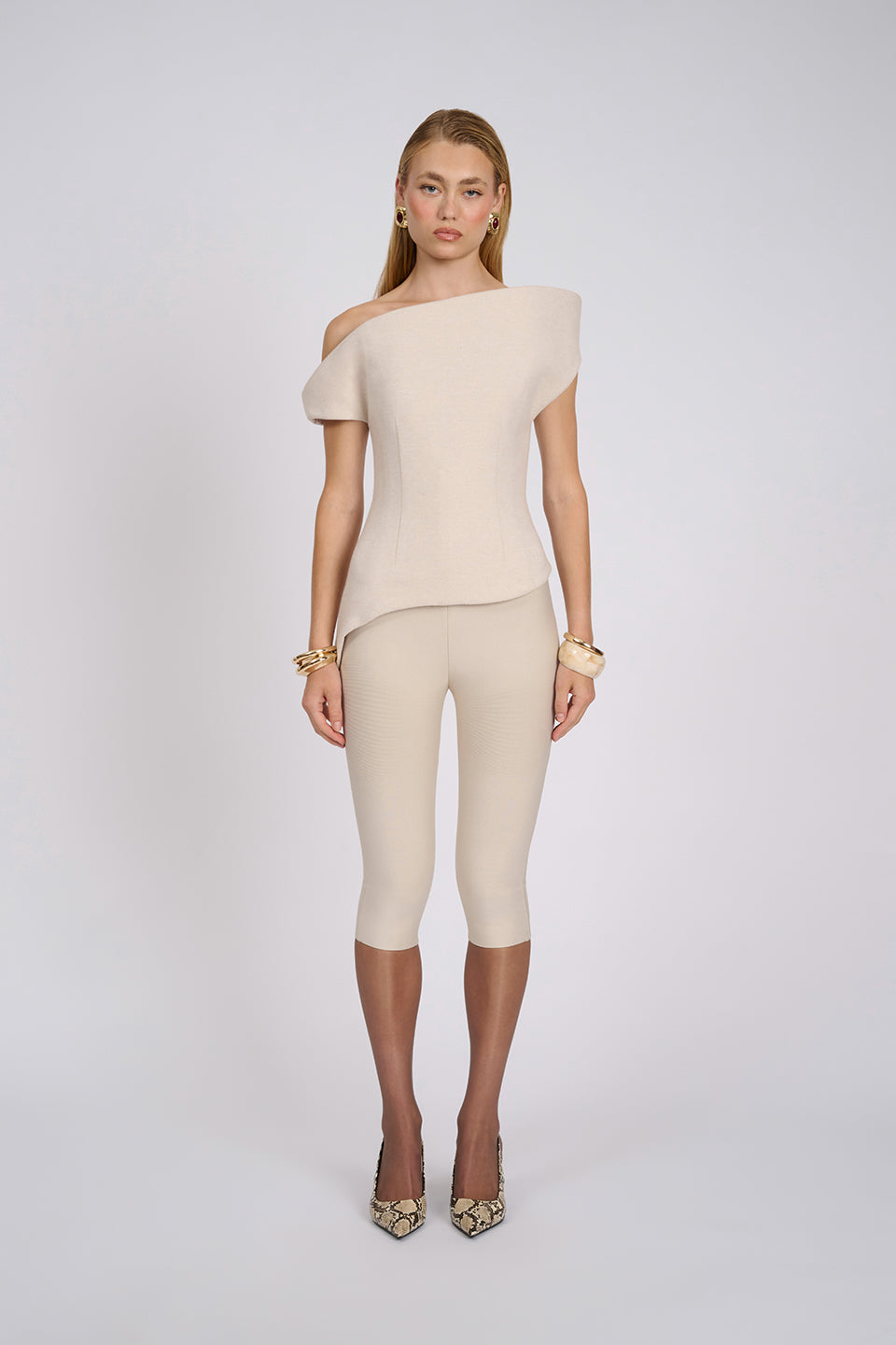 Aire Capri Pants | Stone