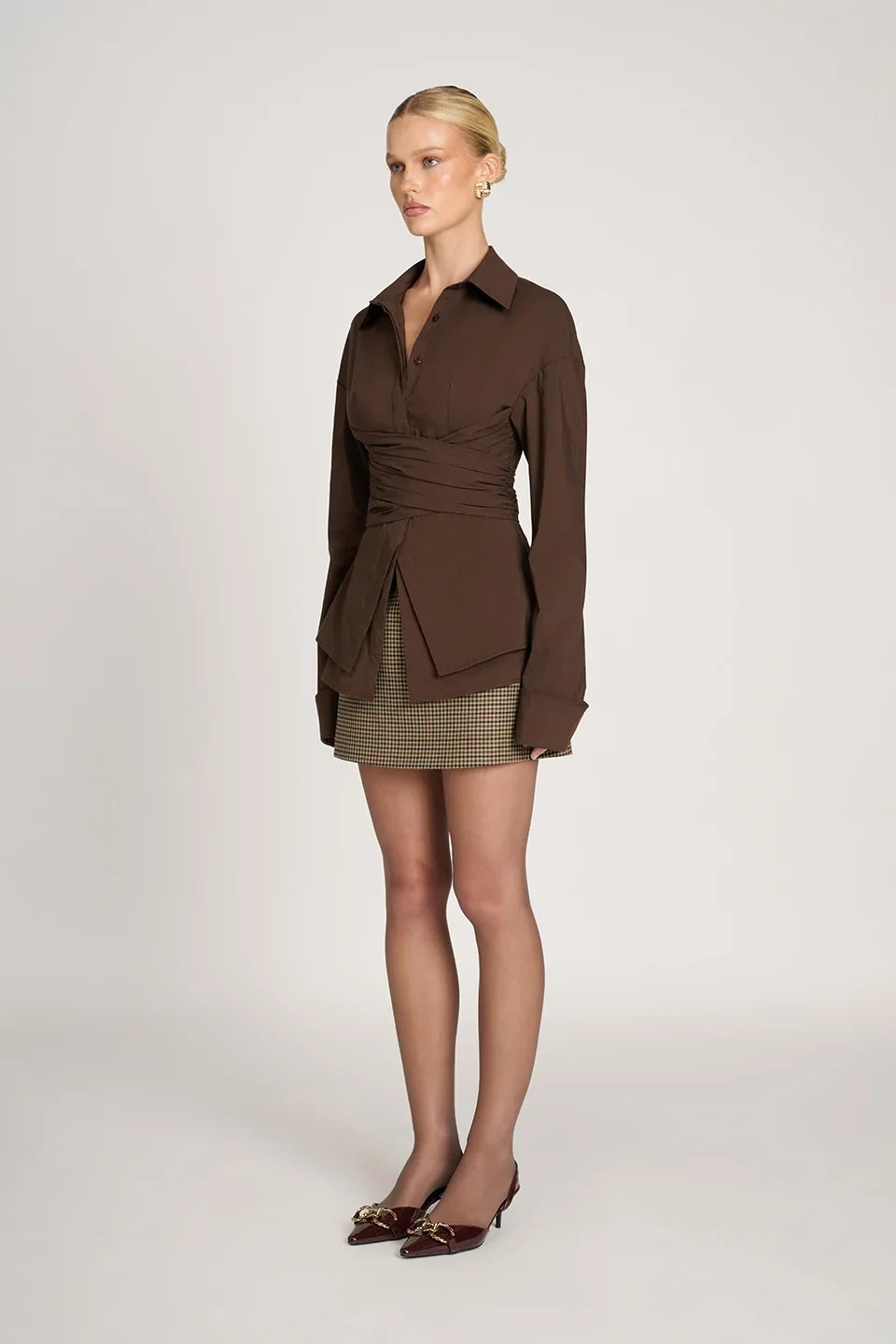 Jaeda Shirt | Chocolate