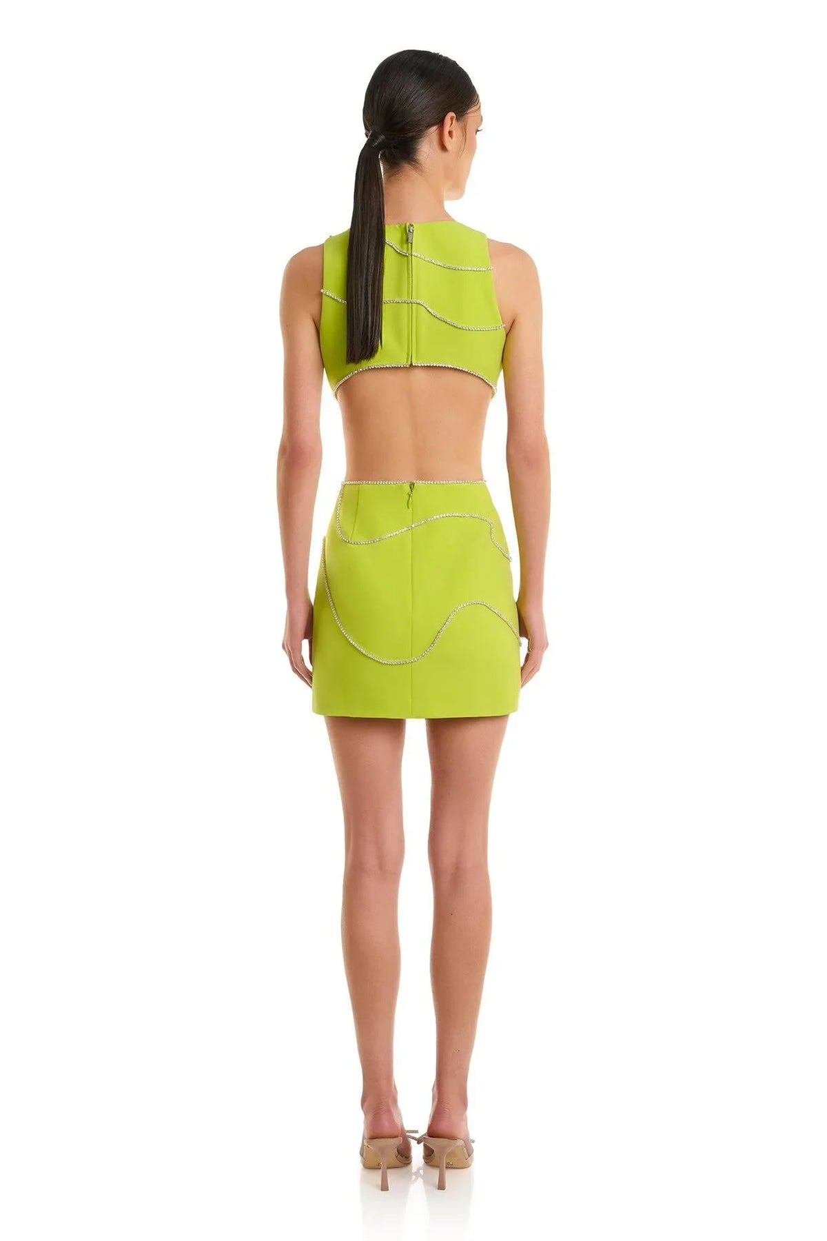 Khali Dress | Lime - ELIYA THE LABEL