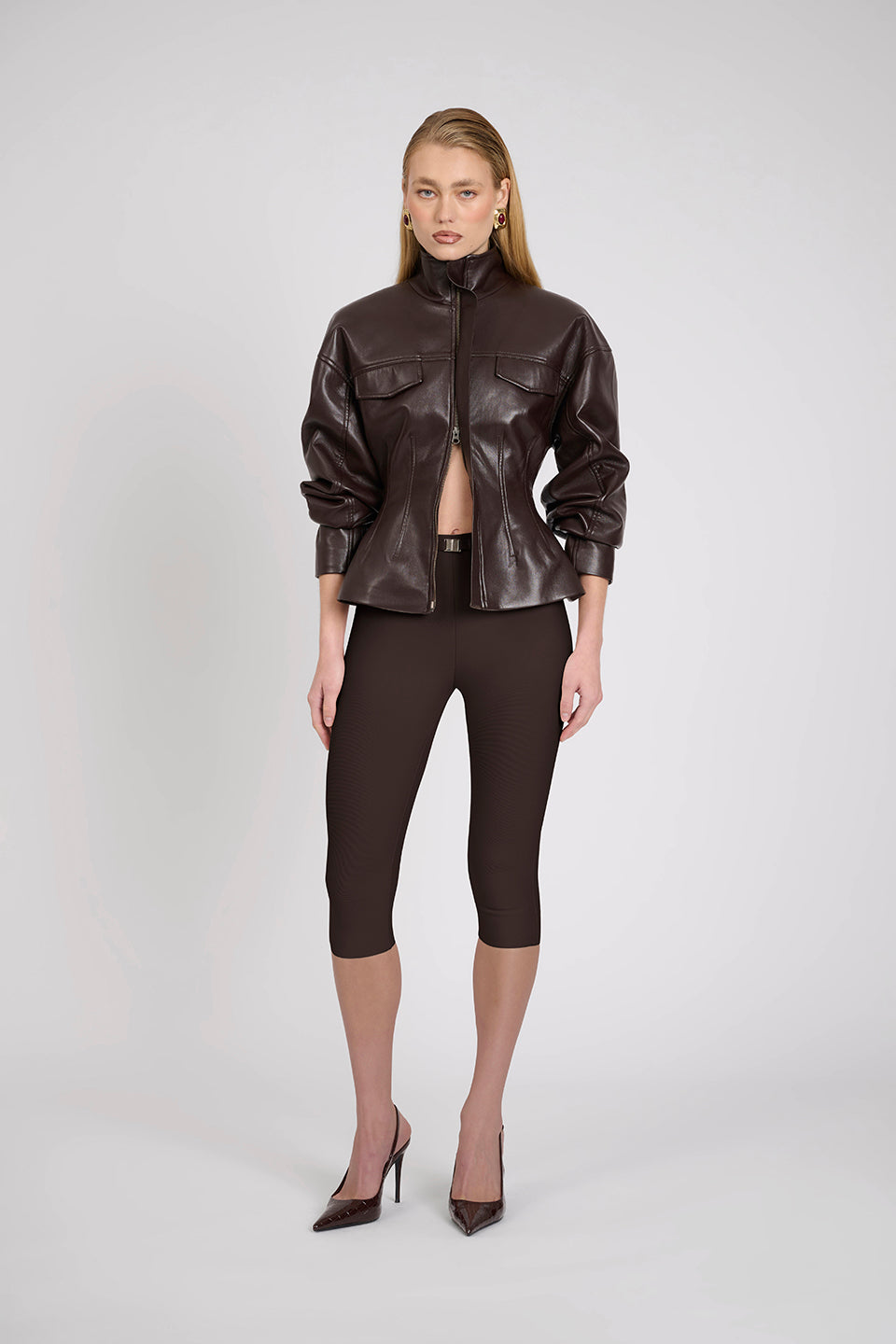 Aire Capri Pants | Chocolate