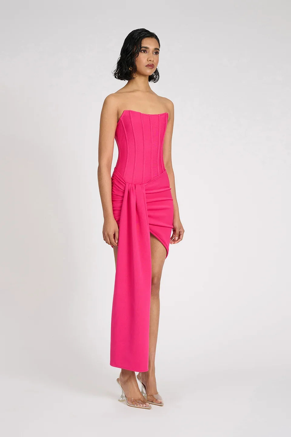 Mikah Dress | Magenta