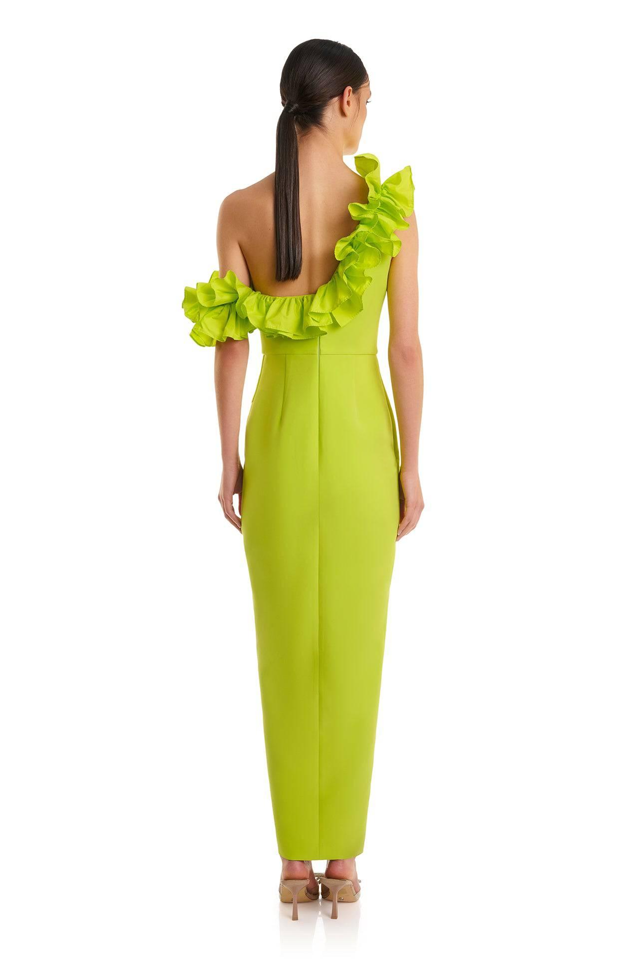 Rosanna Dress | Lime - ELIYA THE LABEL