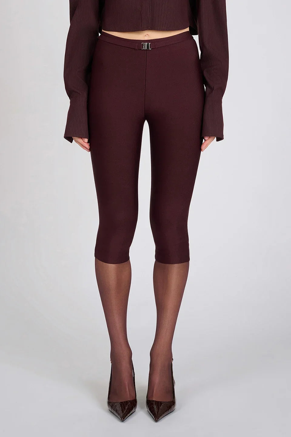 Aire Capri Pants | Deep Wine