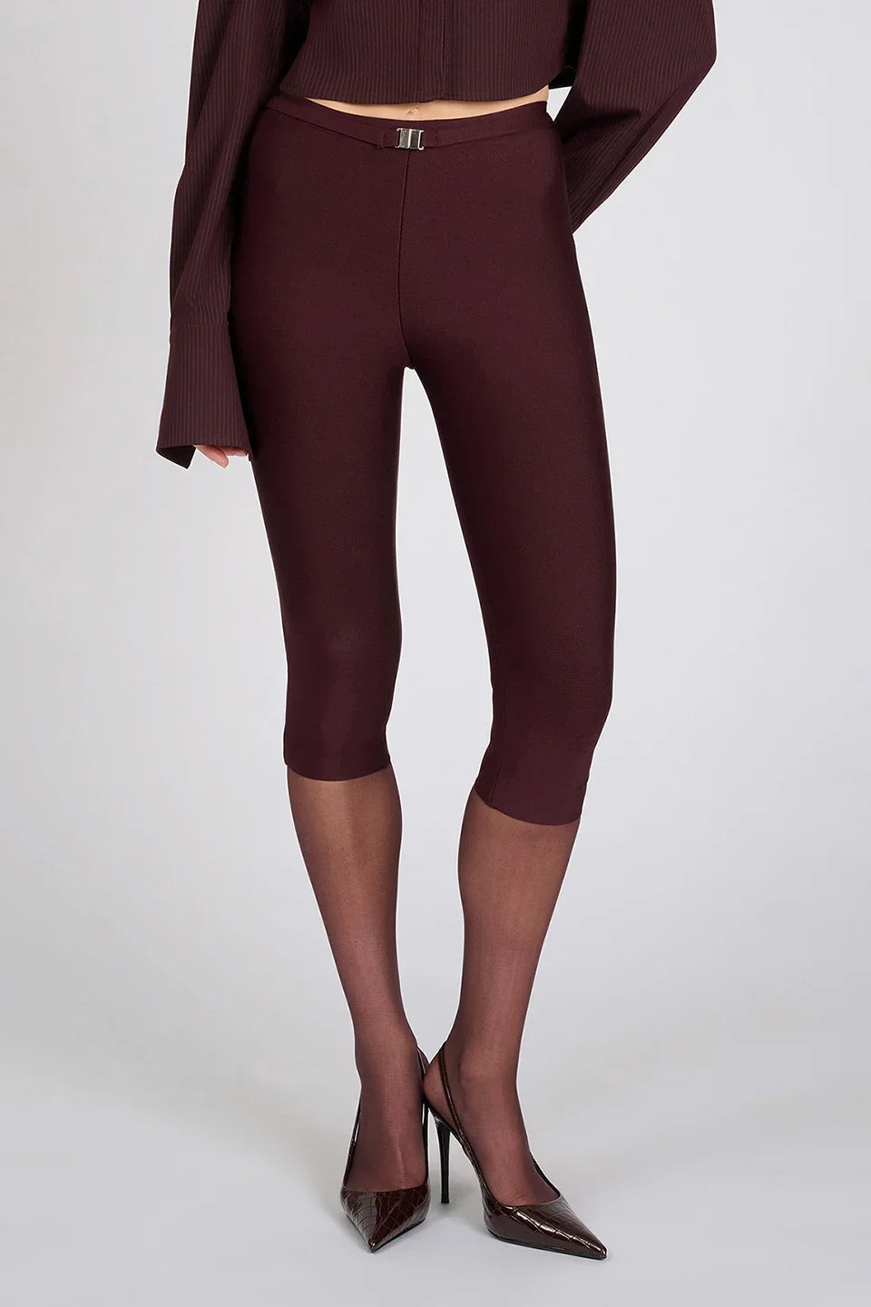 Aire Capri Pants | Deep Wine