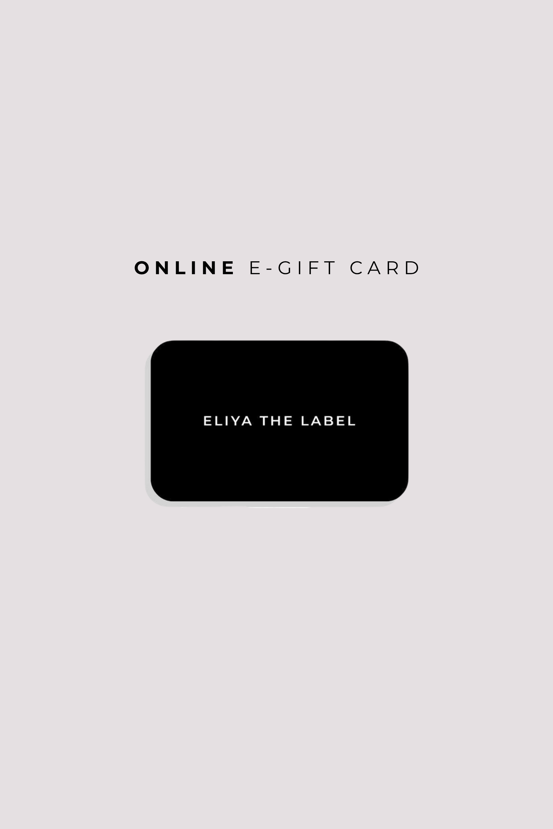 Online E-Gift Card