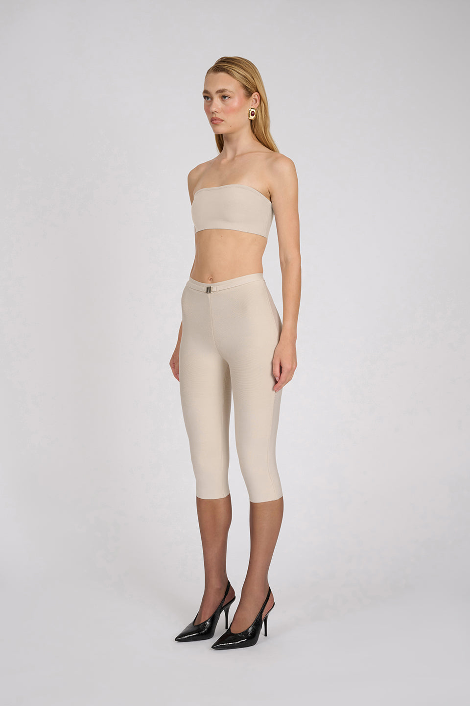 Aire Capri Pants | Stone