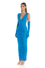 Anna Dress | Blue - ELIYA THE LABEL