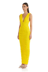 Anna Dress | Yellow - ELIYA THE LABEL