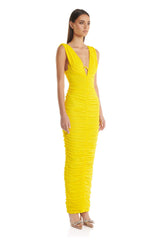 Anna Dress | Yellow - ELIYA THE LABEL