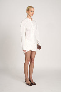 Cindy Shirt Dress | White