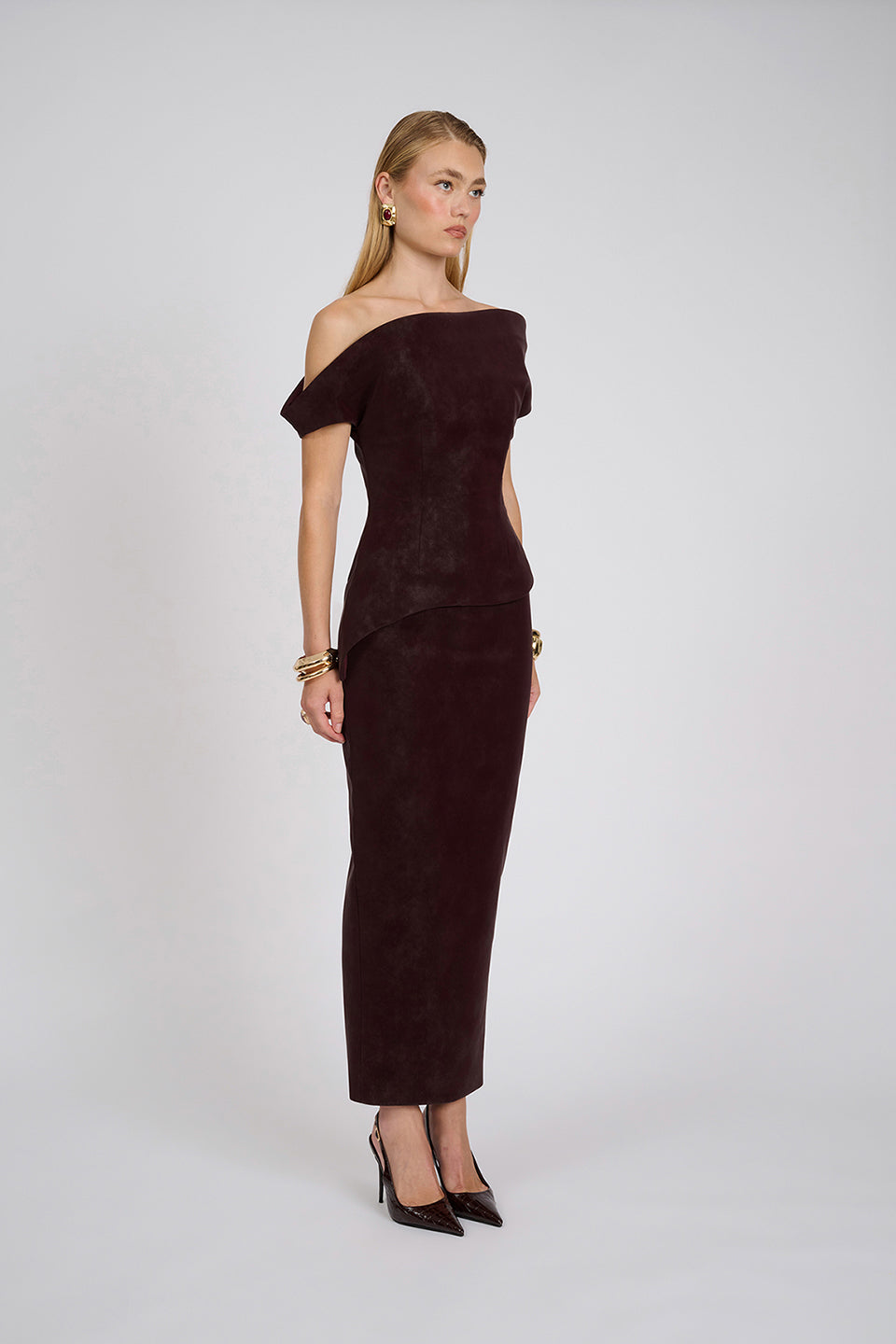 Cyra Dress | Deep Wine