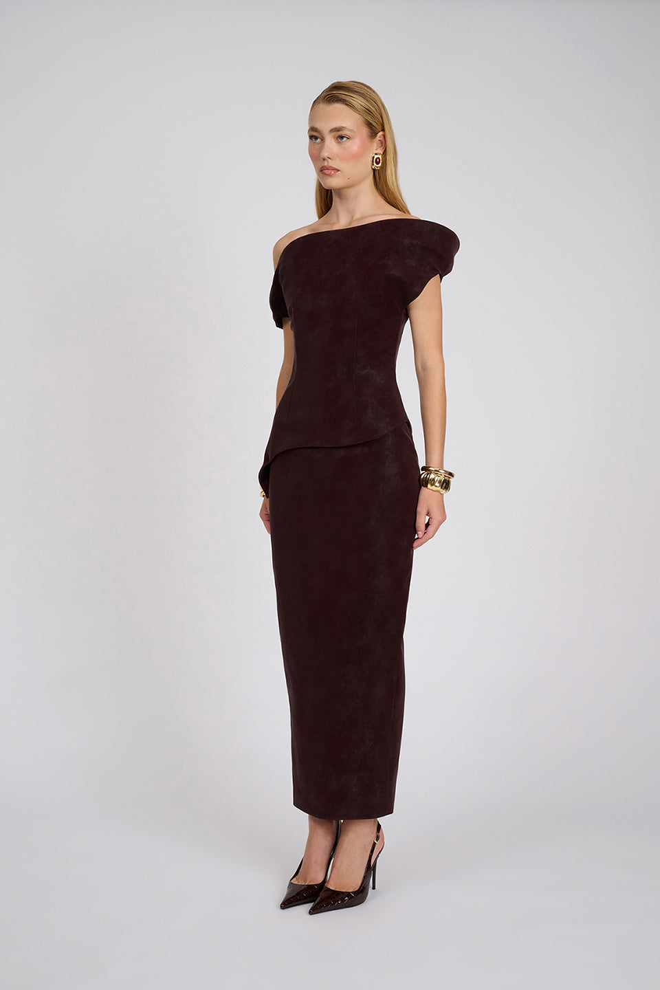 Cyra Dress | Deep Wine