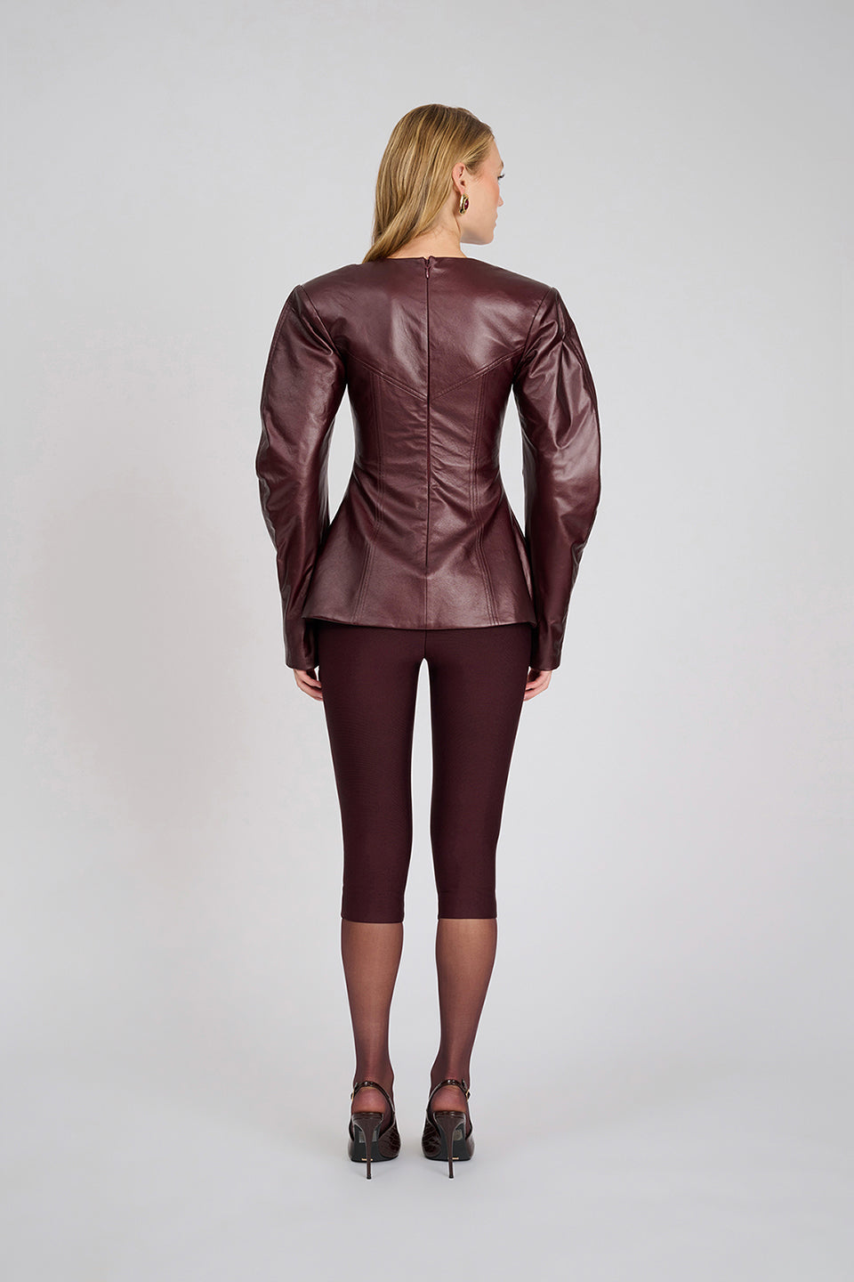 Aire Capri Pants | Deep Wine