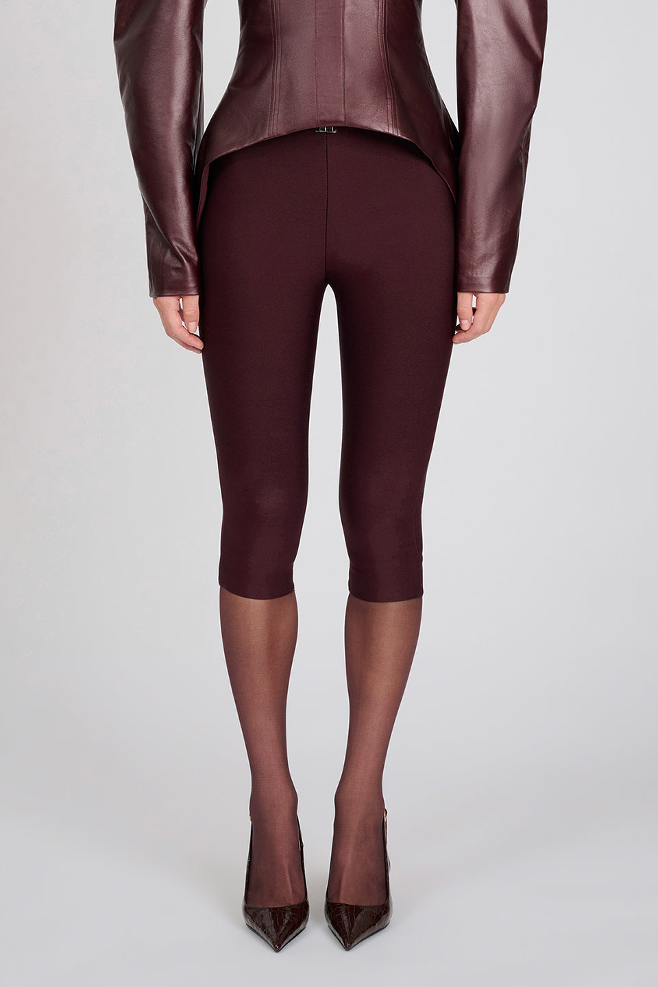 Aire Capri Pants | Deep Wine