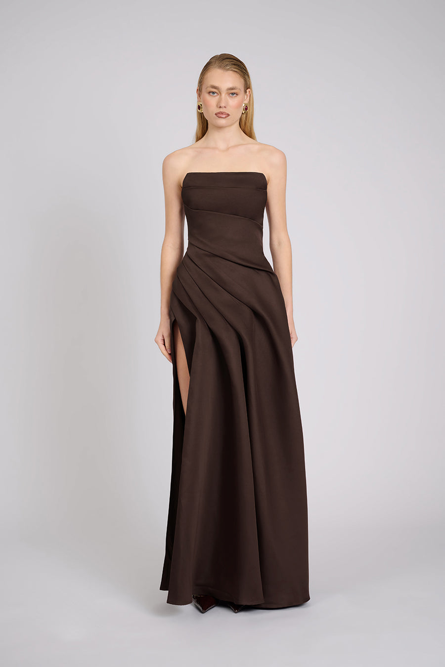 Deanna Gown | Chocolate