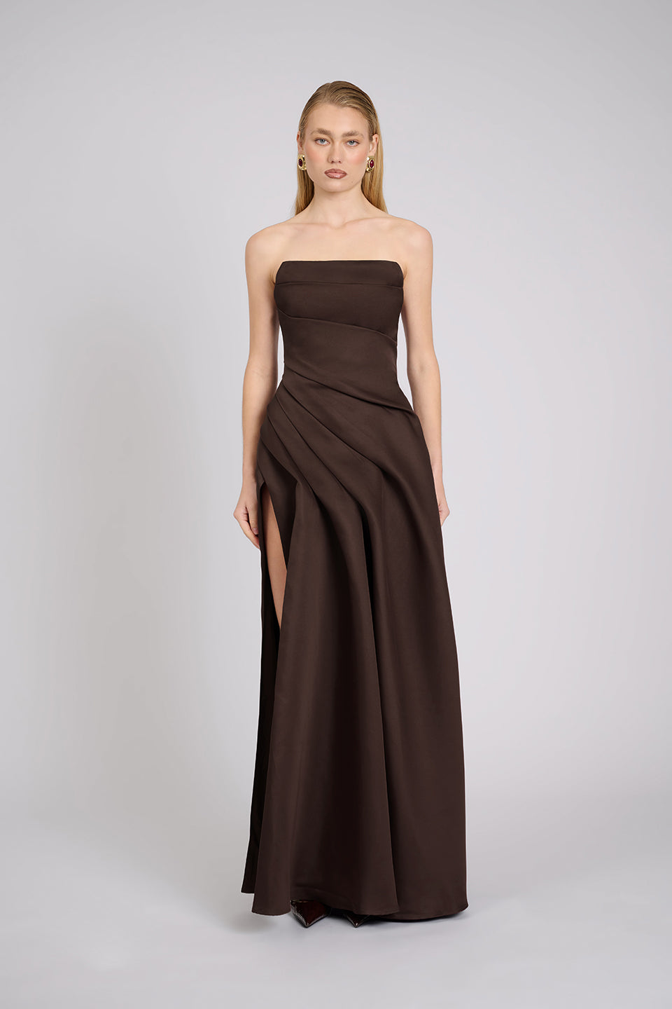 Deanna Gown | Chocolate