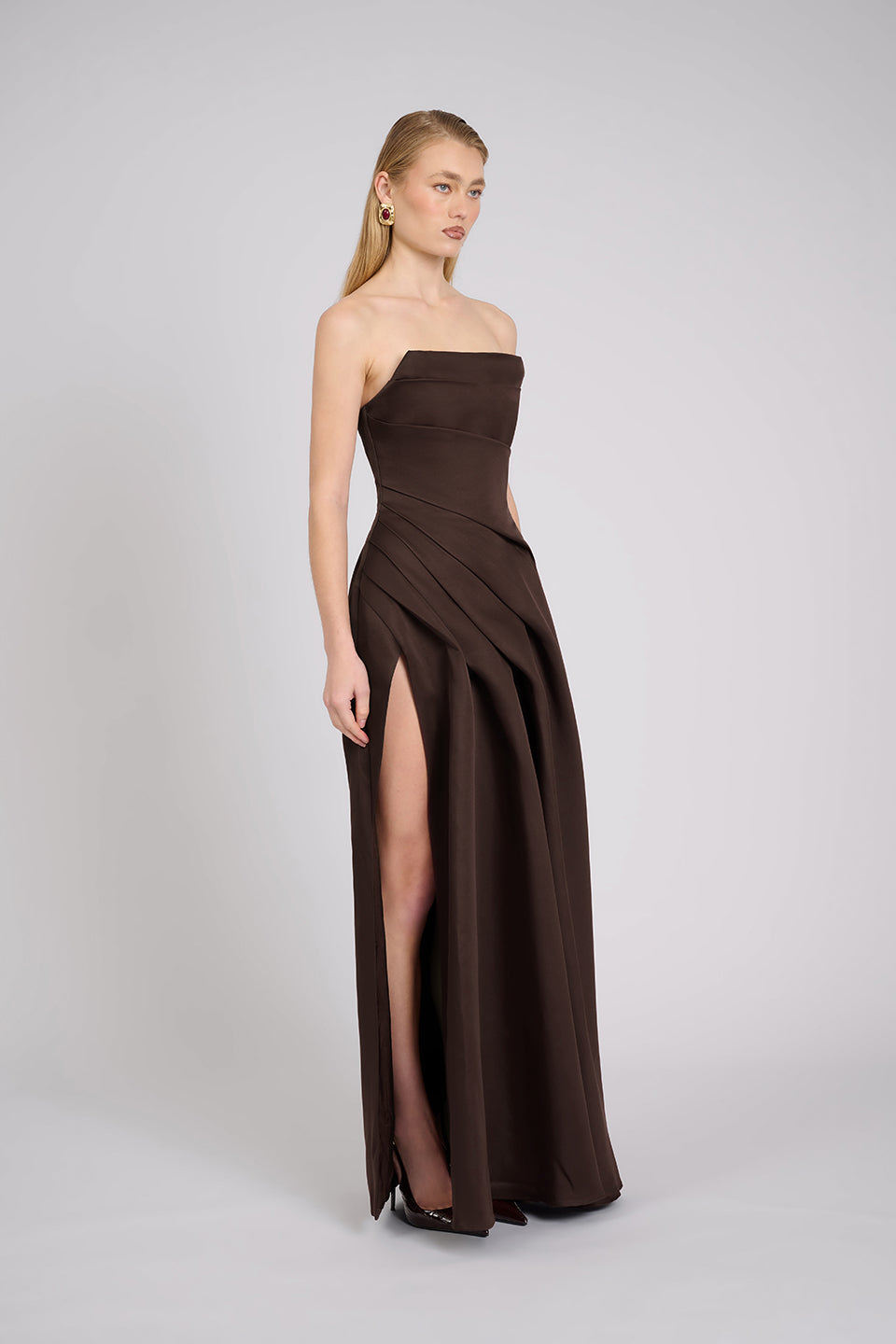 Deanna Gown | Chocolate