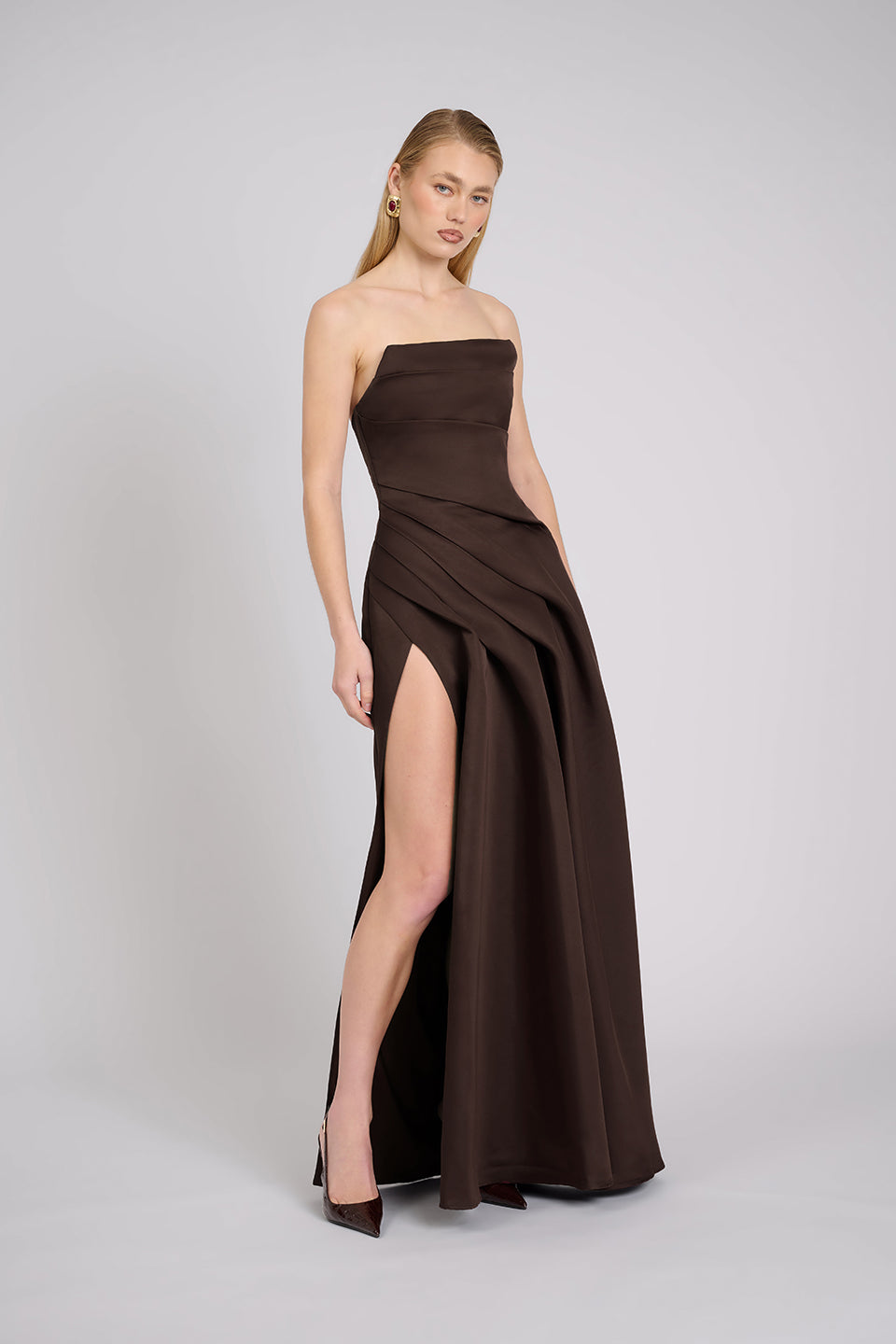 Deanna Gown | Chocolate