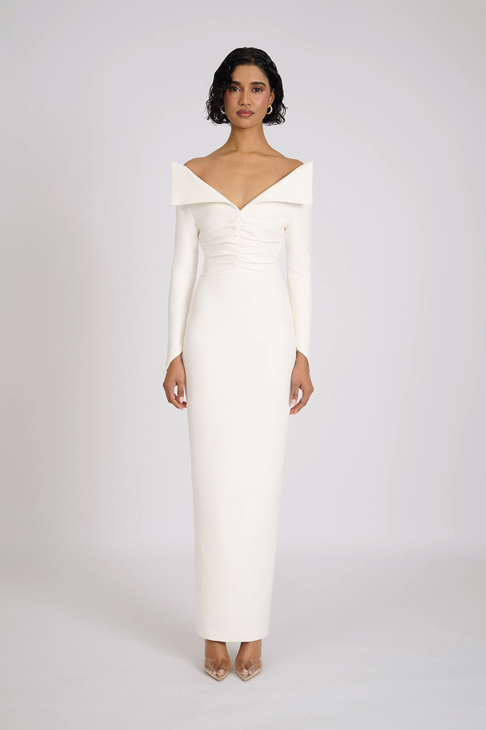 Delsa Dress | White
