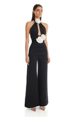 Leontina Pantsuit | Black - ELIYA THE LABEL
