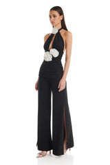 Leontina Pantsuit | Black - ELIYA THE LABEL