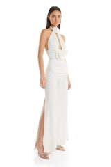 Leontina Pantsuit | White - ELIYA THE LABEL