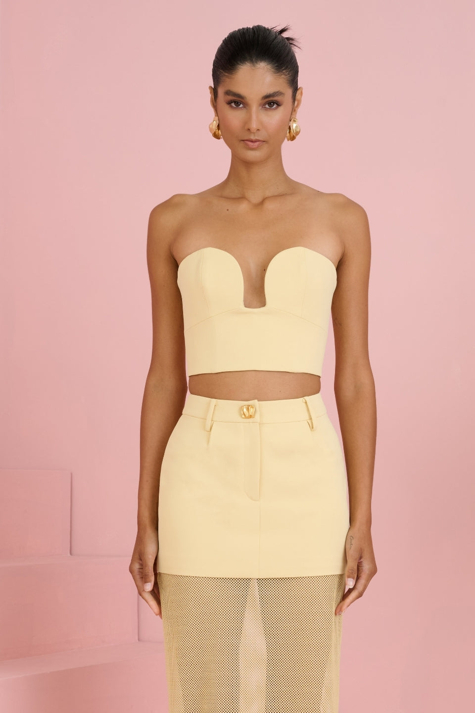 Priscilla Top | Lemon
