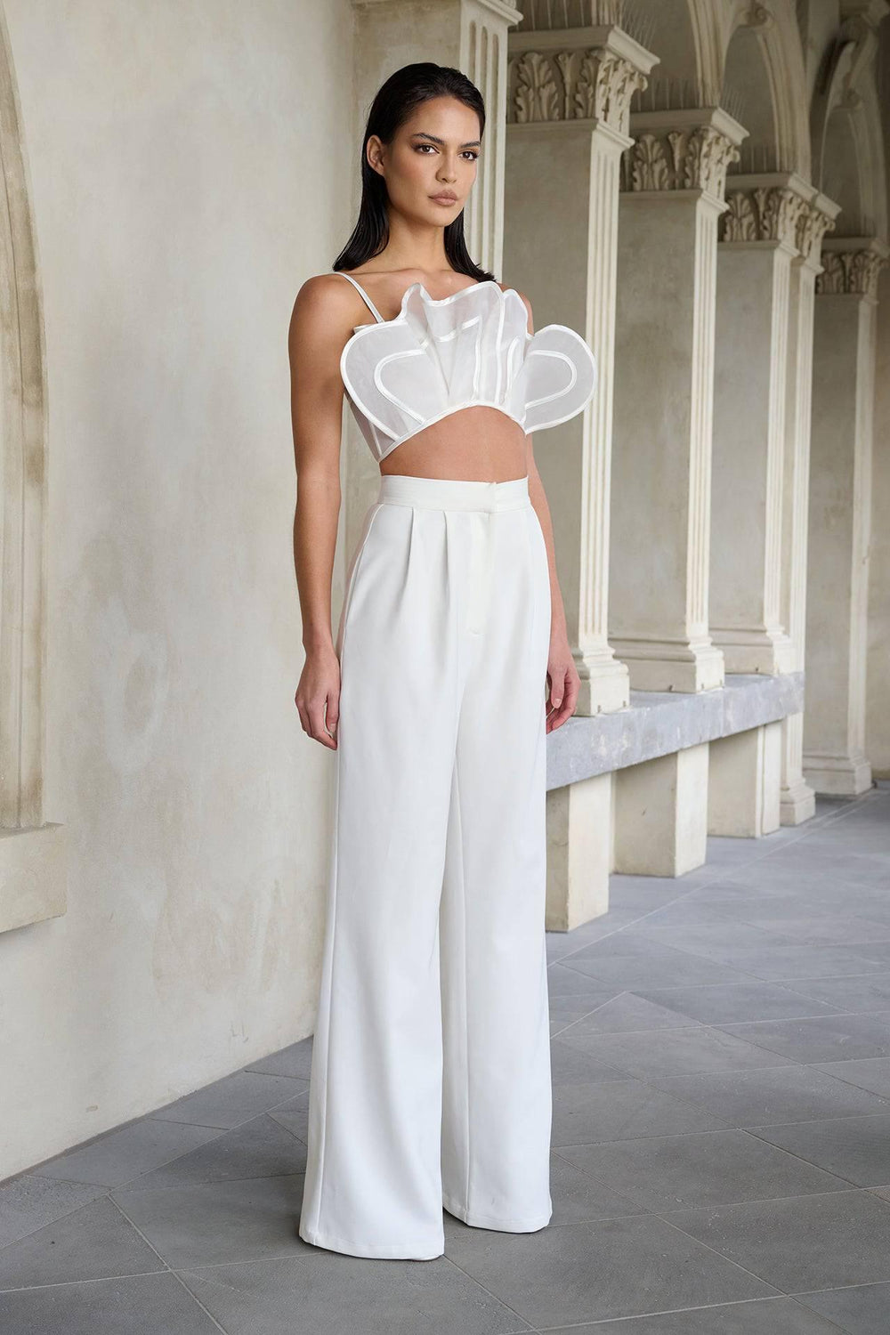 Samira Pants White