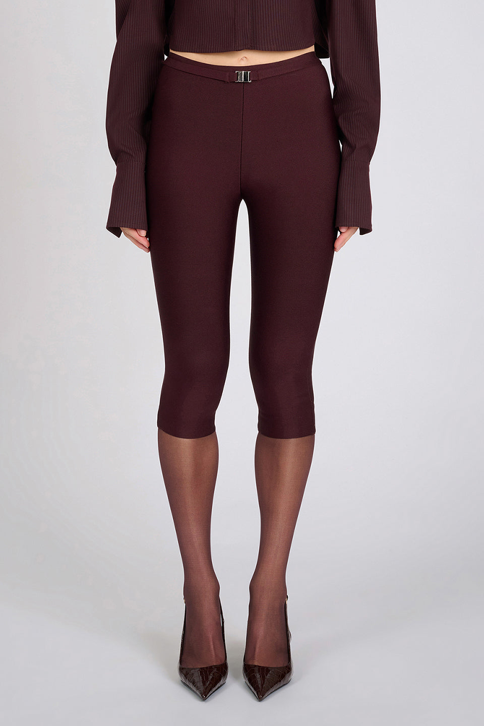 Aire Capri Pants | Deep Wine