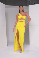Natalie Maxi Dress | Yellow