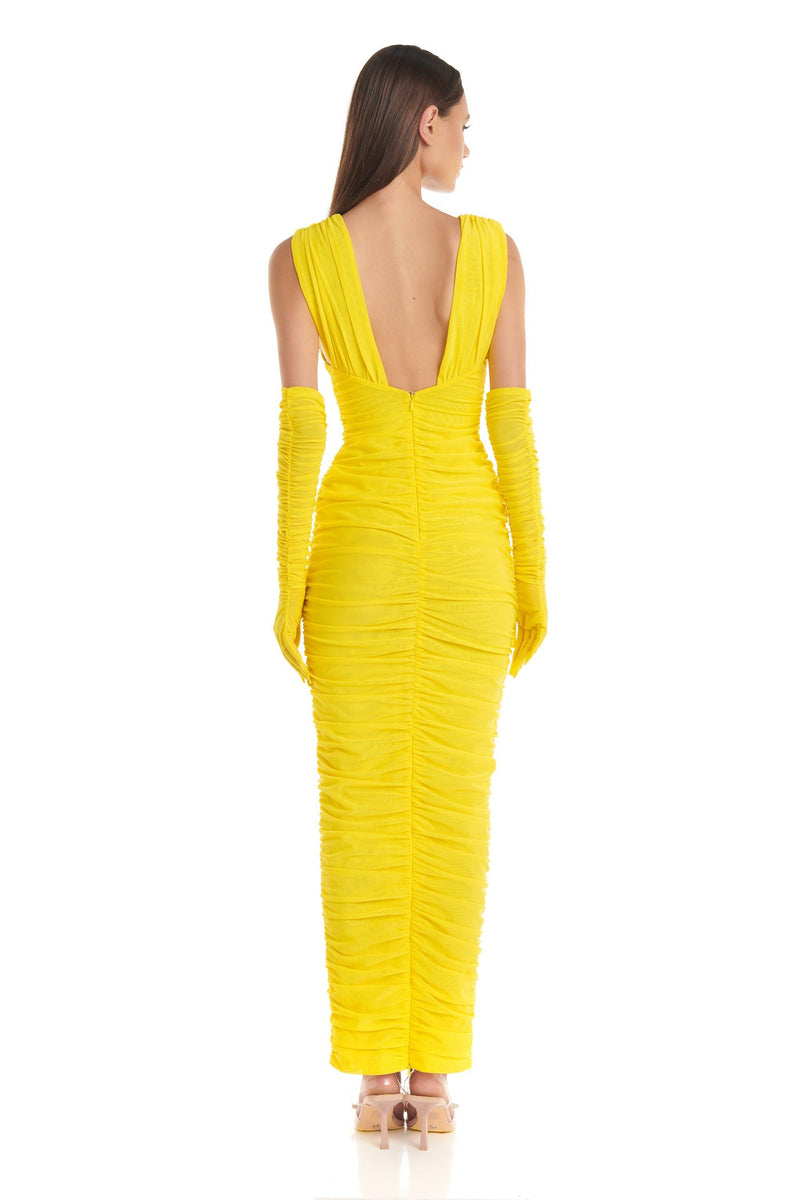 Anna Dress | Yellow - ELIYA THE LABEL