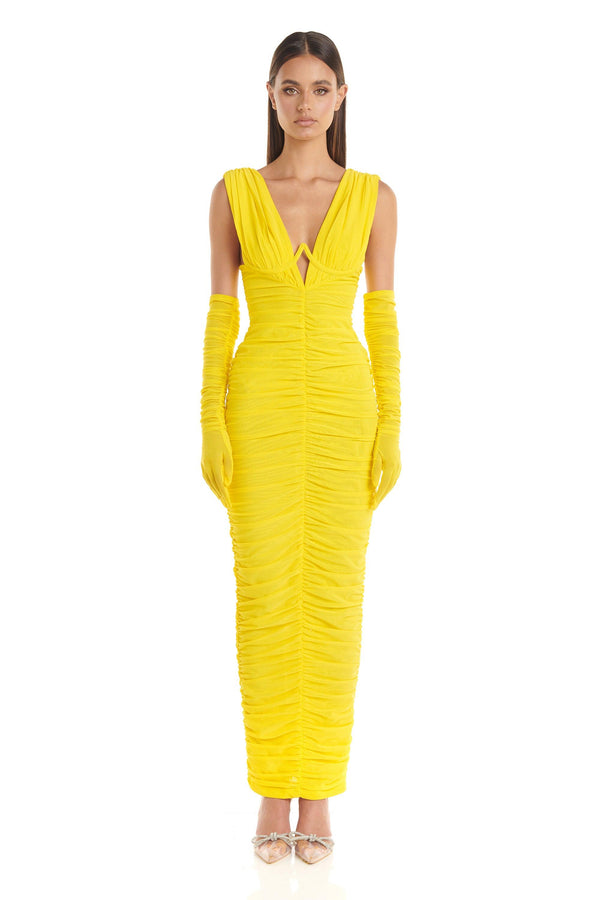 Anna Dress | Yellow - ELIYA THE LABEL