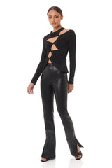 Kai Vegan Leather Pants - ELIYA THE LABEL
