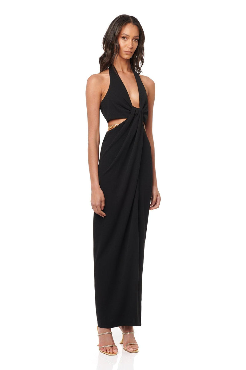 Domenica Gown | Black - ELIYA THE LABEL