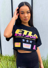 Racer Crop Tee - ELIYA THE LABEL