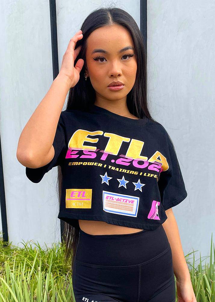 Racer Crop Tee - ELIYA THE LABEL