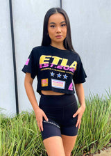 Racer Crop Tee - ELIYA THE LABEL