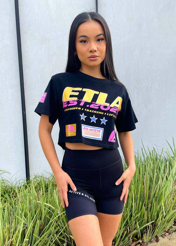 Racer Crop Tee - ELIYA THE LABEL