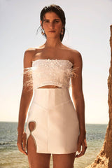 Simone Skirt | White - ELIYA THE LABEL
